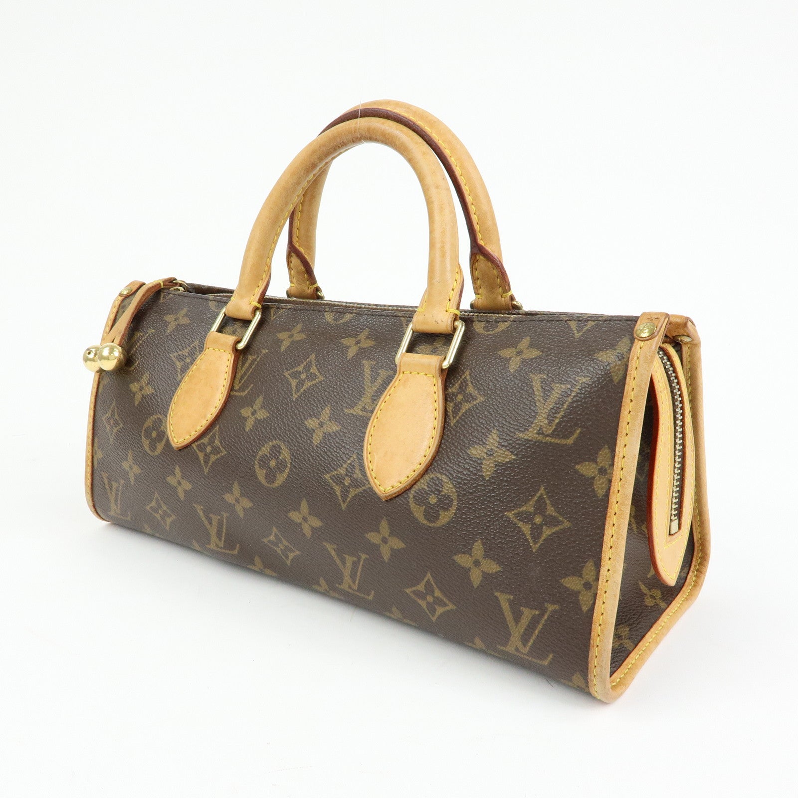 Louis Vuitton Monogram Popincourt Hand Bag Brown M40009