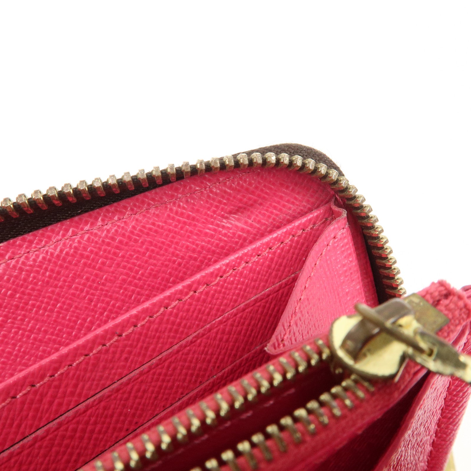 Louis Vuitton Monogram Canvas Bay Zippy Long Wallet Brown M41905 Used