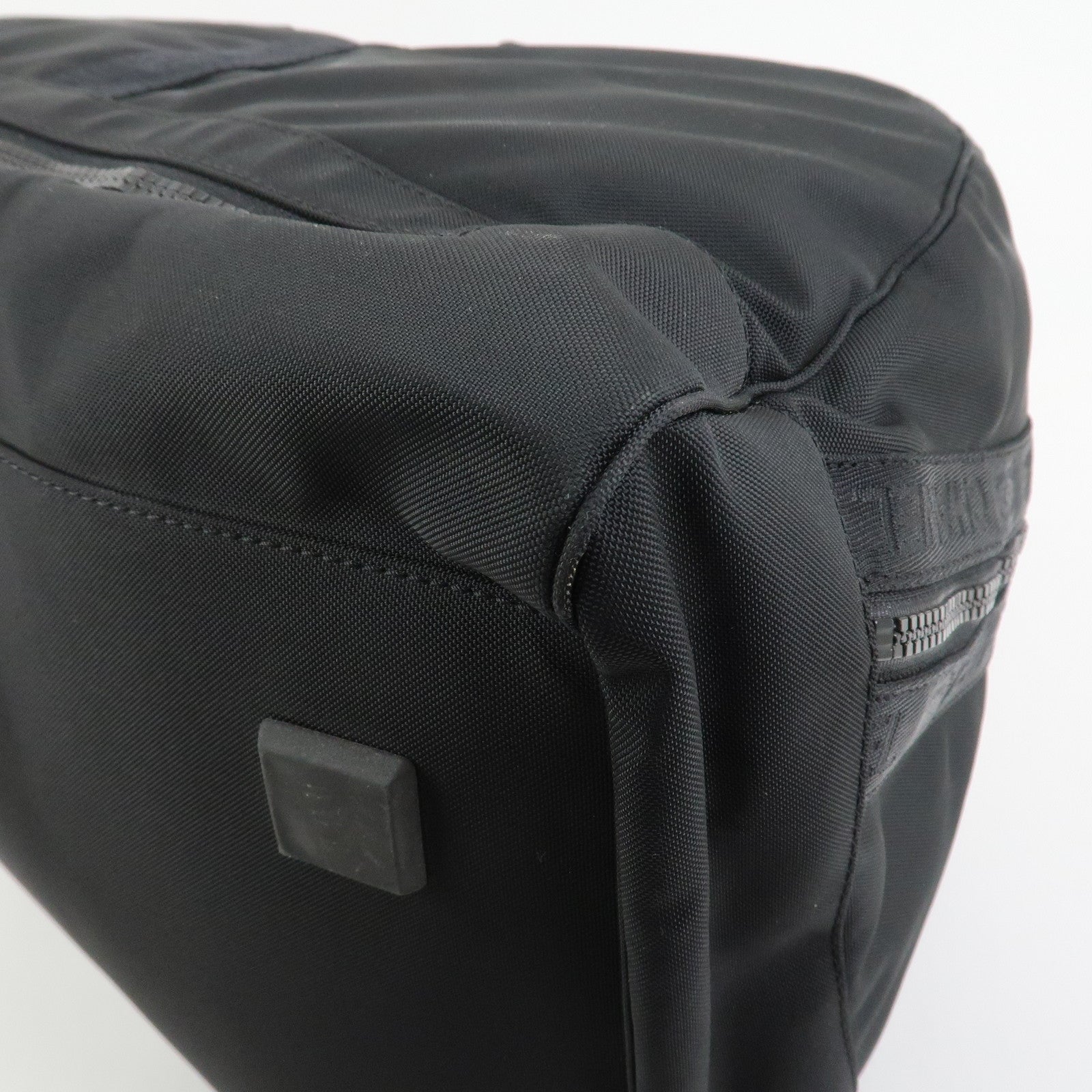 CHANEL Sport Line COCO Mark Nylon Boston Bag Shoulder Bag Black