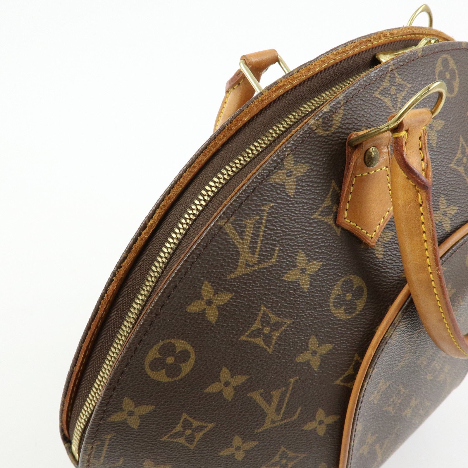 Louis Vuitton Monogram Ellipse MM Hand Bag Brown M51126