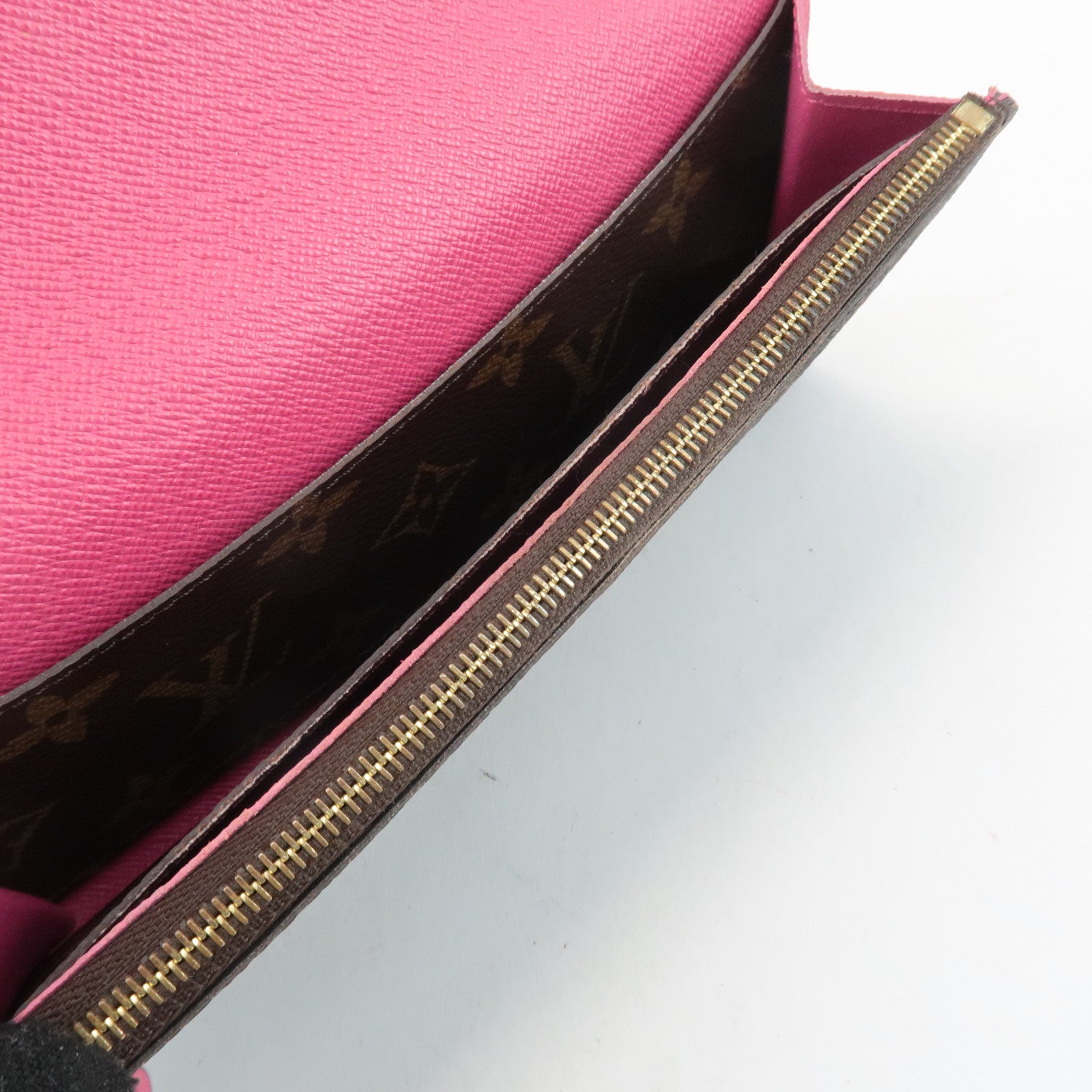 Louis Vuitton Monogram Portefeuille Emily Flower Wallet M64202 Used