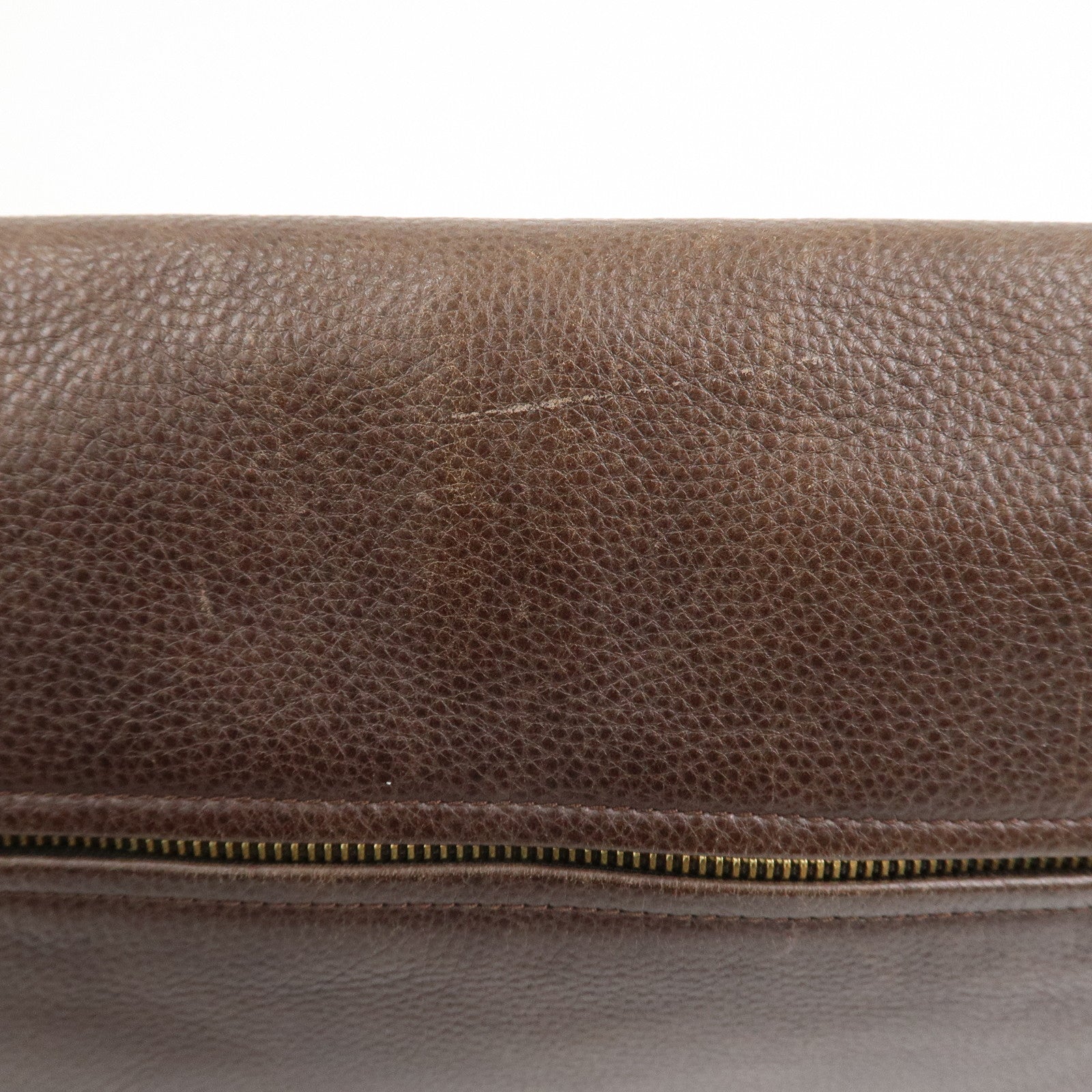 LOEWE Heritage Leather Shoulder Bag Cross Body Bag Brown