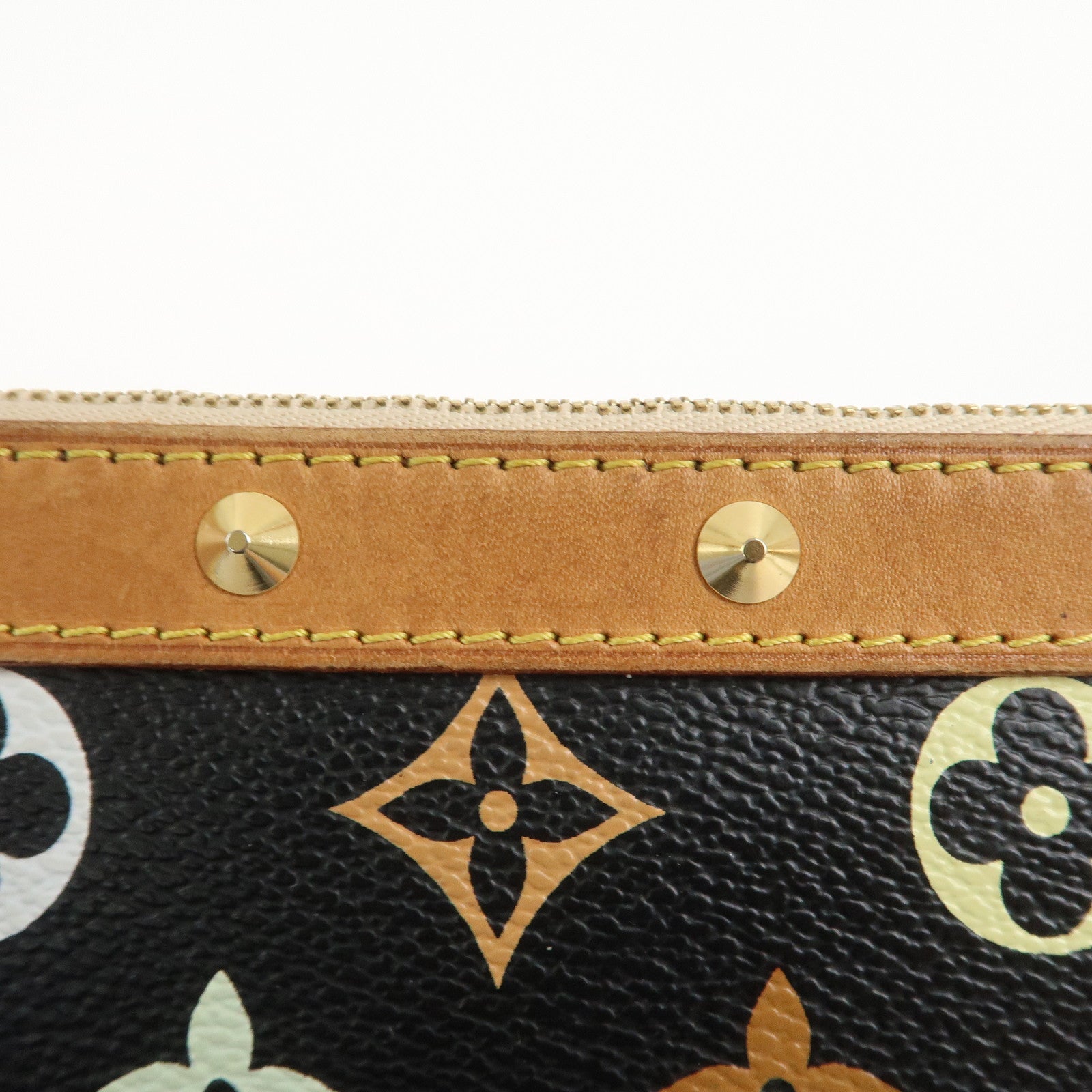 Louis Vuitton Monogram Pochette Accessoires Multicolor Noir M92648