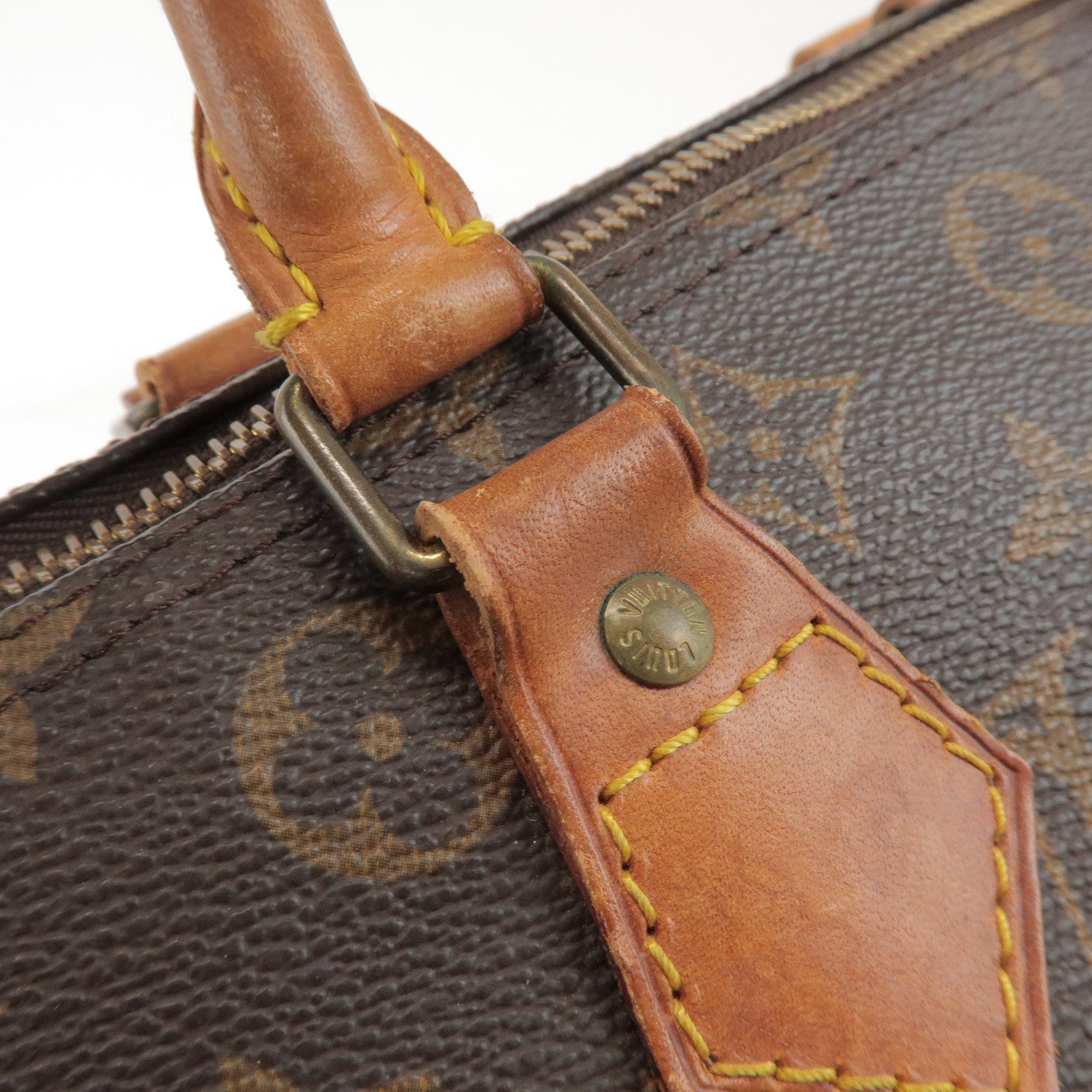 Louis Vuitton Monogram Speedy 30 Boston Bag Hand Bag Brown M41526