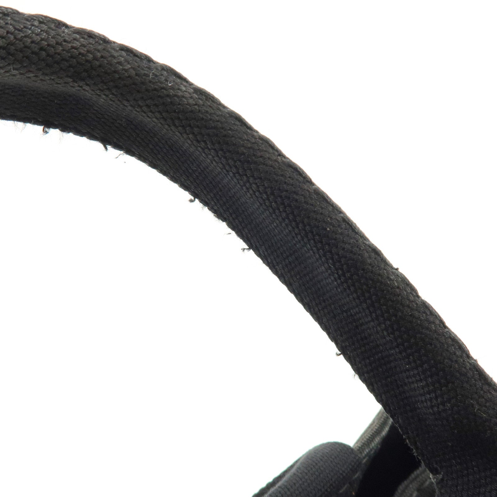 PRADA Canapa Canvas Tote Bag Hand 2Way Bag Black BN1877