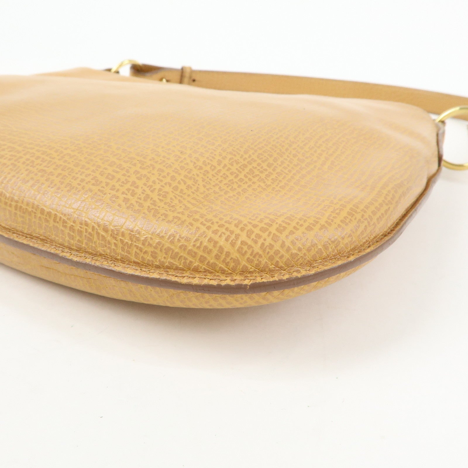 LOEWE Leather Hand Bag Shoulder Bag Beige