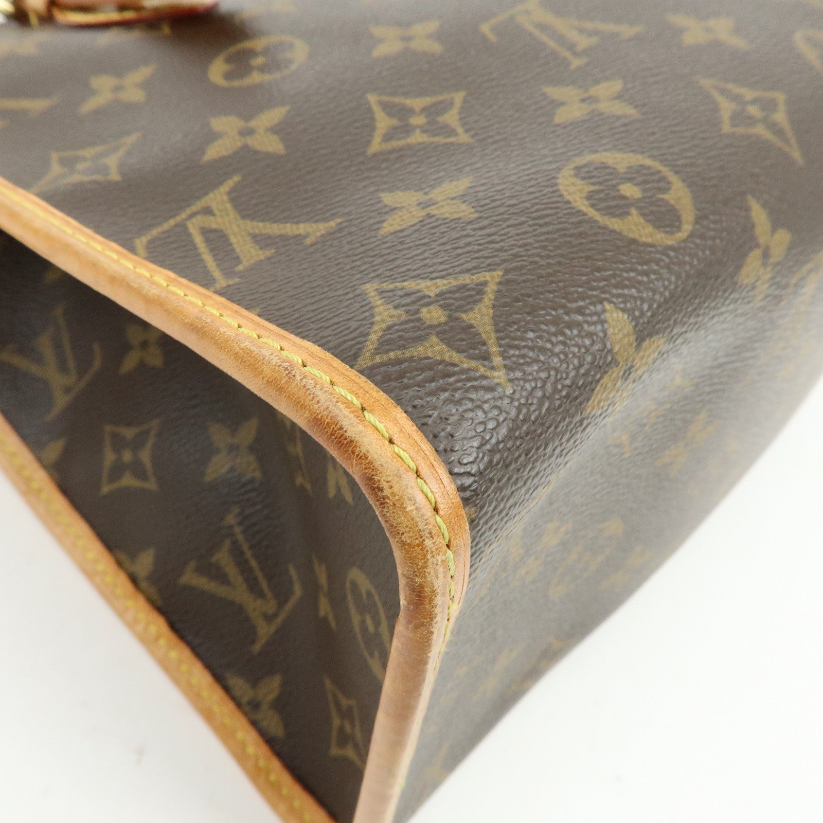 Louis Vuitton Monogram Popincourt Haut Shoulder Bag Brown M40007