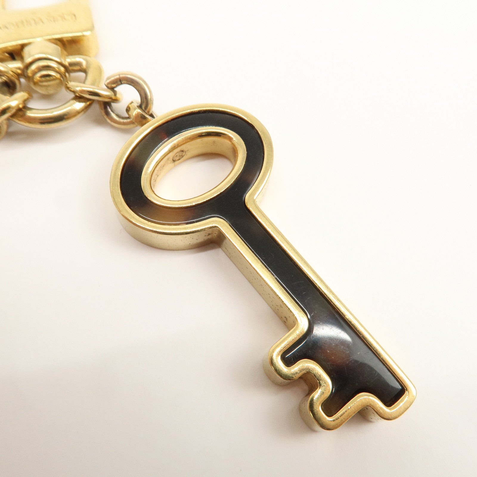 Louis Vuitton Porte Cles Confidence Bag Charm Key Chain Gold M65088