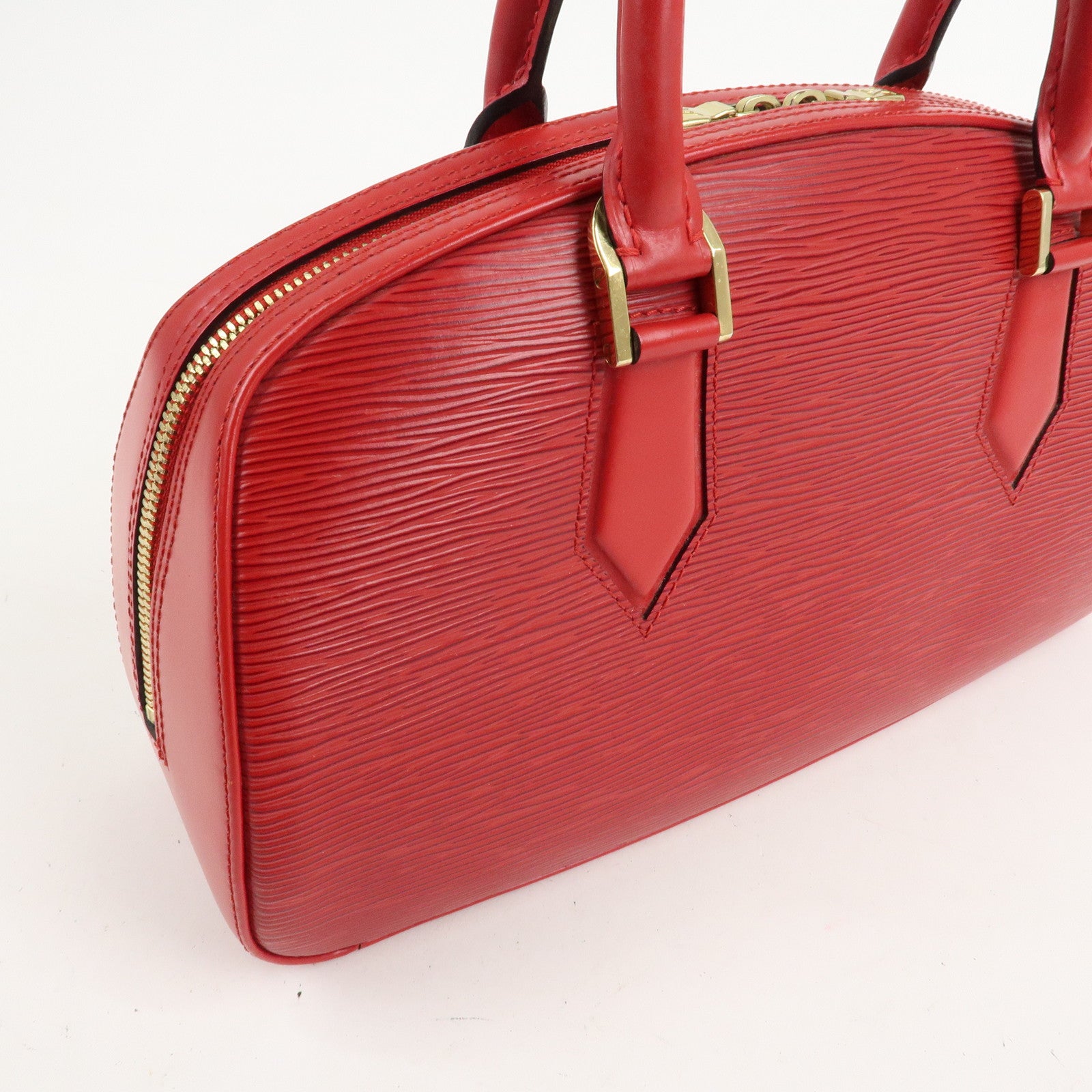Louis Vuitton Epi Jasmine Hand Bag Castilian Red M52087