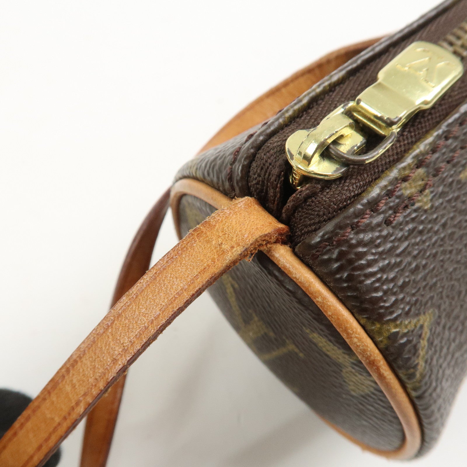 Louis Vuitton Mini Pouch for Papillon Bag New Style Brown