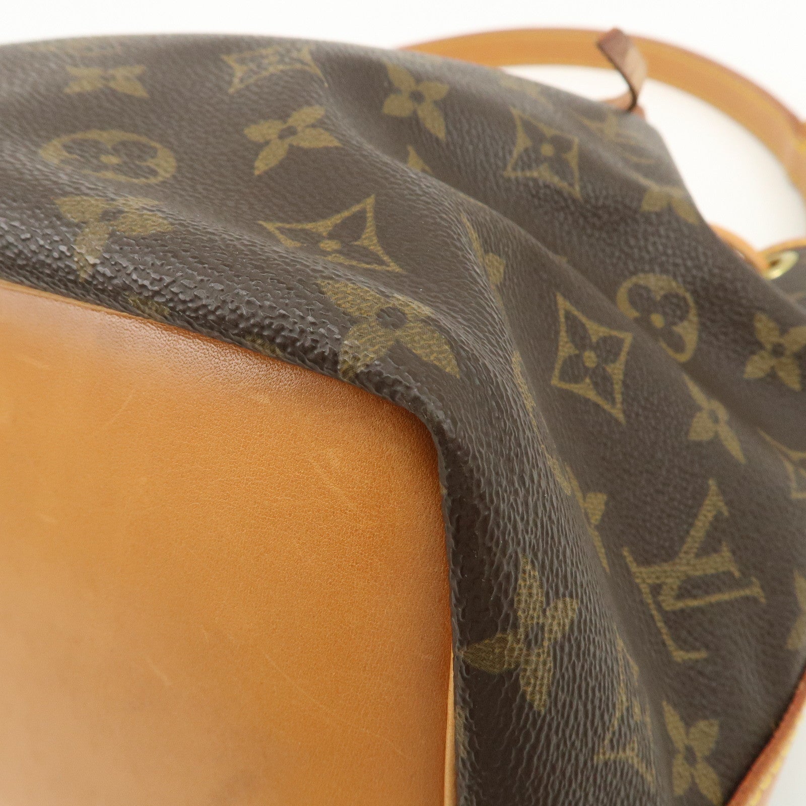 Louis Vuitton Monogram Petit Noe Shoulder Bag Brown M42226