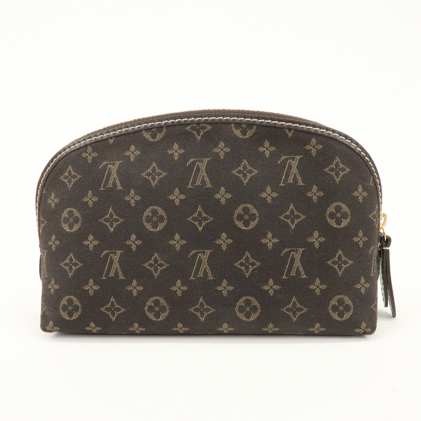 Louis Vuitton Monogram Idylle Pochette Cosmetic Pouch Fusain M40375