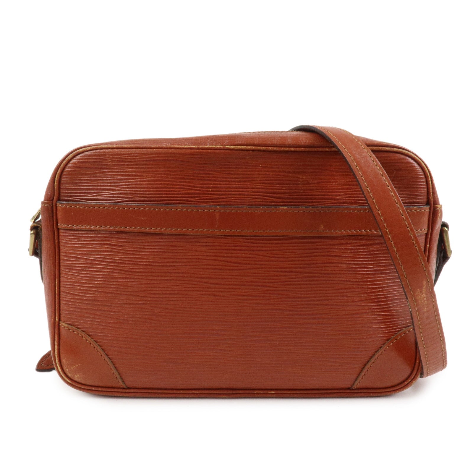 Louis Vuitton Epi Trocadero 24 Shoulder Bag Kenya Brown M52313