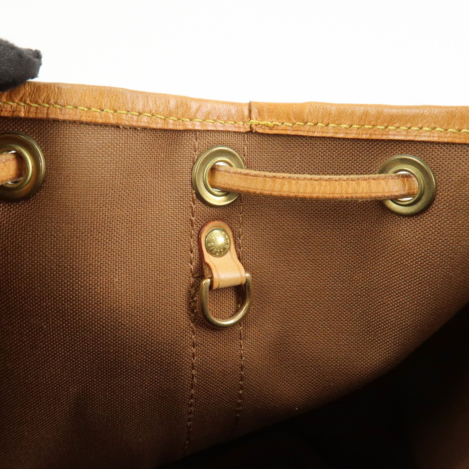 Louis Vuitton Monogram Canvas Petit Noe Shoulder Bag Brown M42226