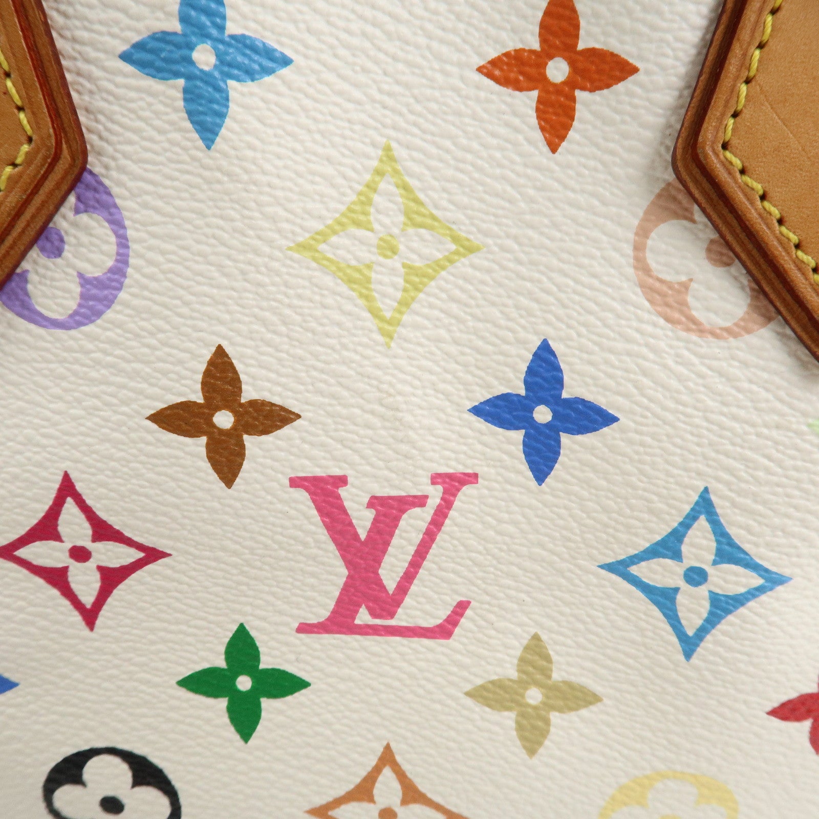 Louis Vuitton Monogram Multicolor Audra Hand Bag Blanc M40047
