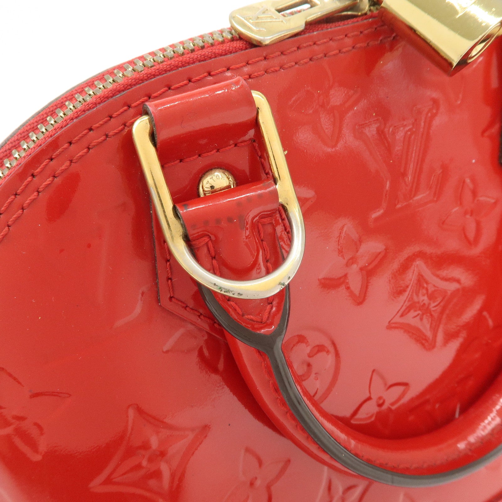 Louis Vuitton Monogram Vernis Alma BB 2Way Shoulder Bag M90174 Used