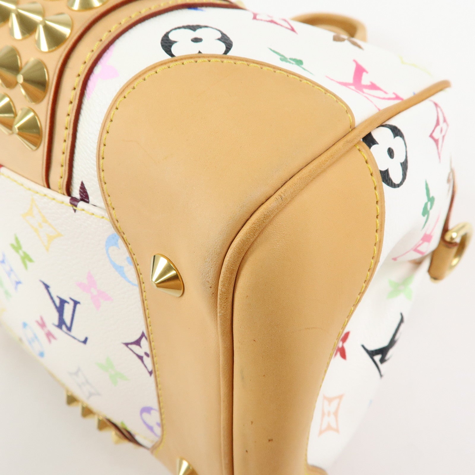 Louis Vuitton Monogram Multicolor Courtney MM 2Way Bag Blanc M45641