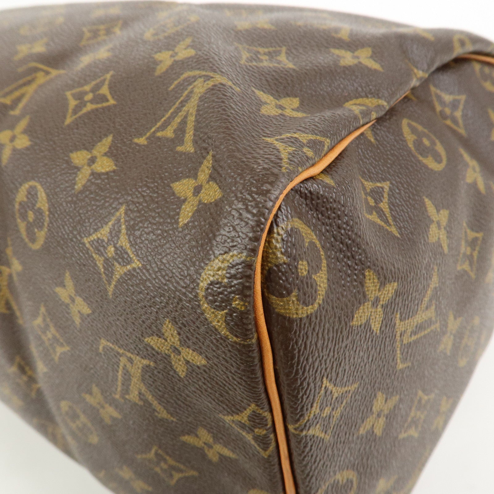 Louis Vuitton Monogram Speedy 40 Hand Bag Boston Bag Brown M41522