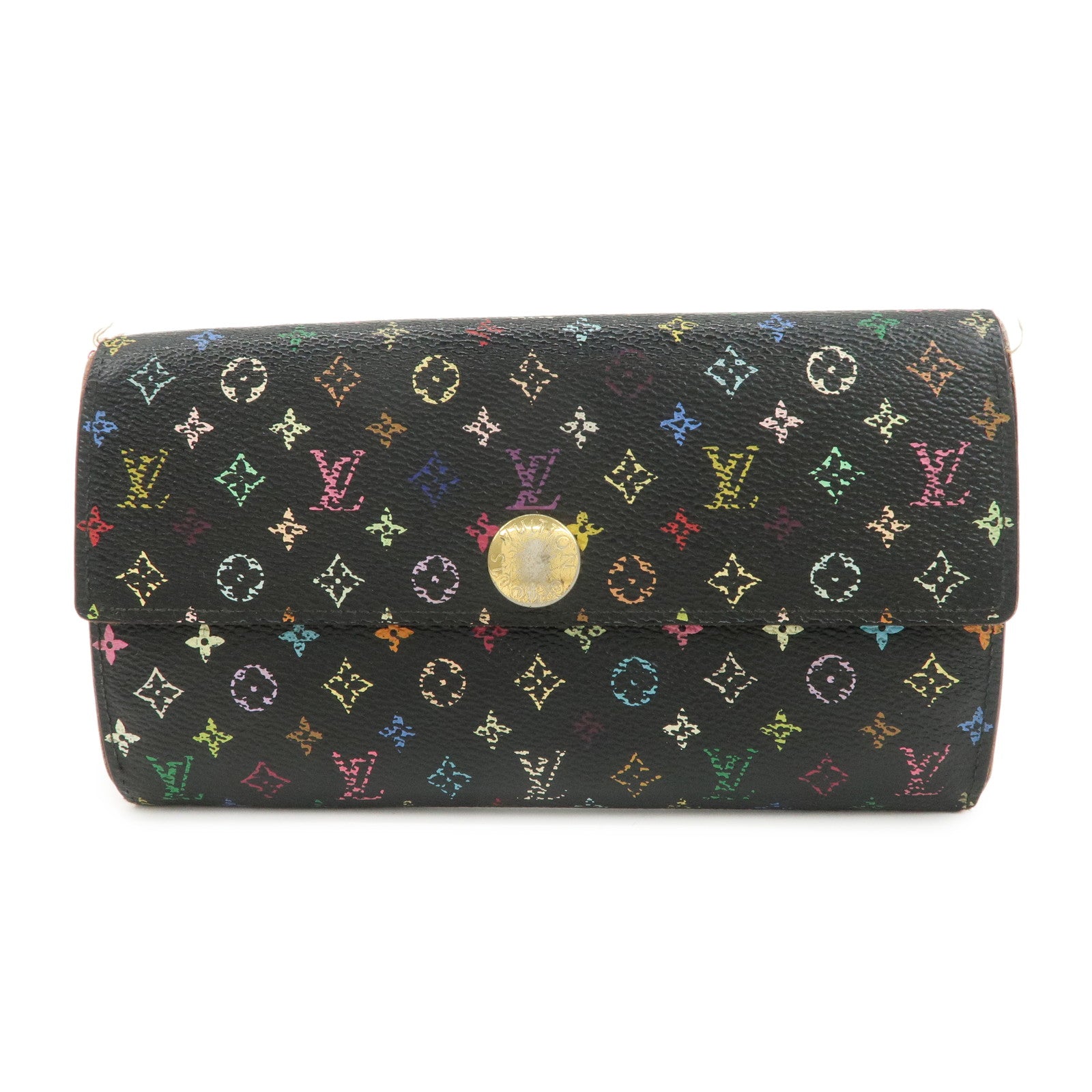 Louis Vuitton Monogram Multicolor Portefeuille Sarah Wallet M93747