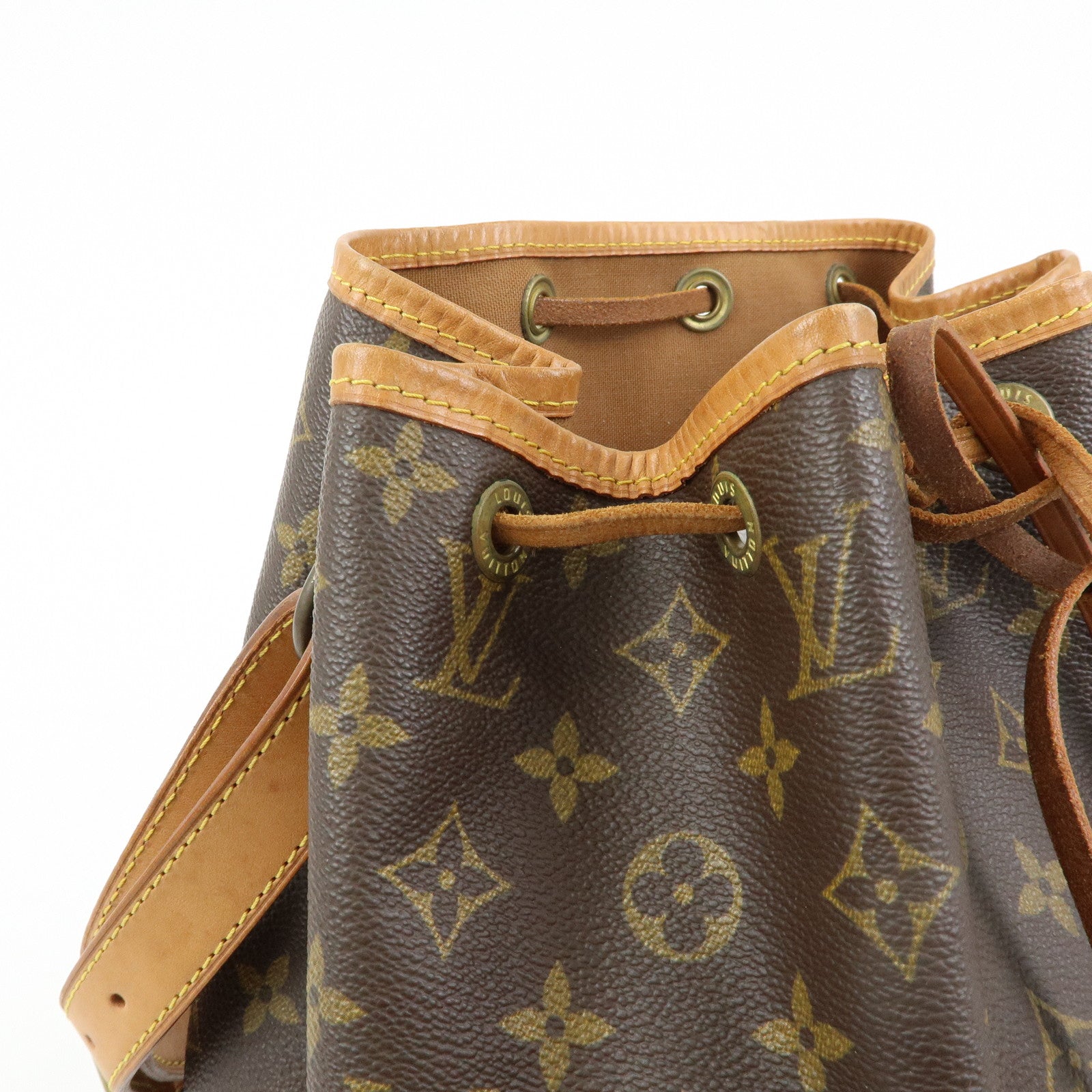 Louis Vuitton Monogram Petit Noe Shoulder Bag Brown M42226