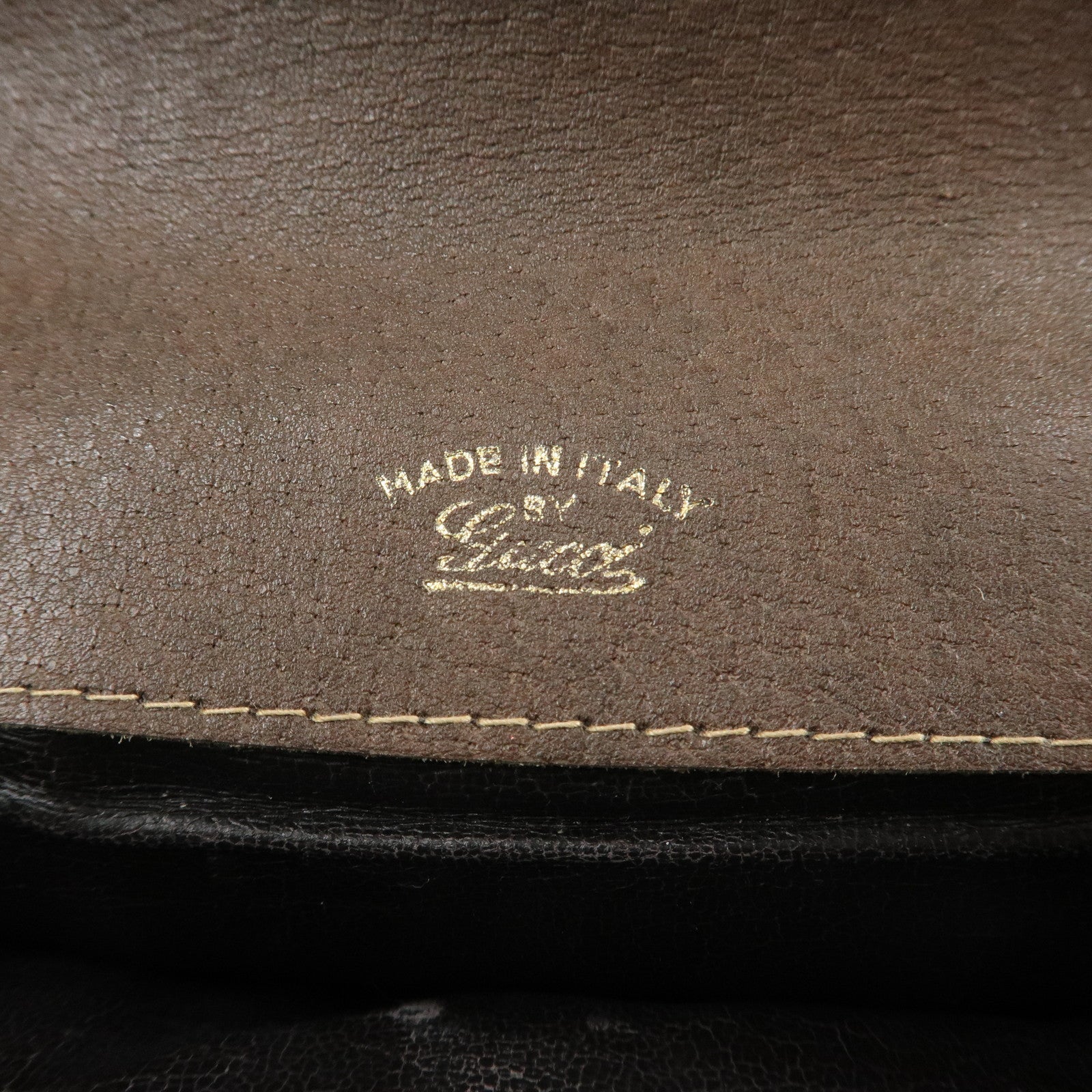 GUCCI Old Gucci GG Supreme Cosmetic Pouch Clutch Bag Beige