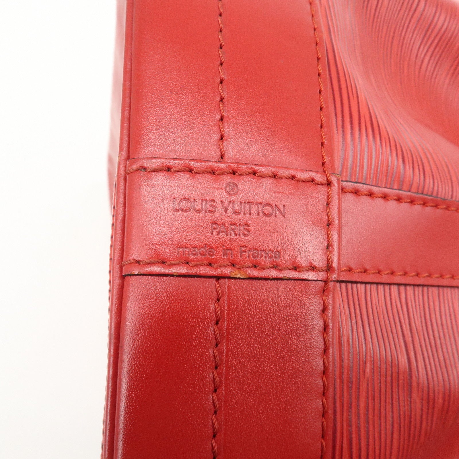 Louis Vuitton Epi Leather Noe Shoulder Bag Castilian Red M59007