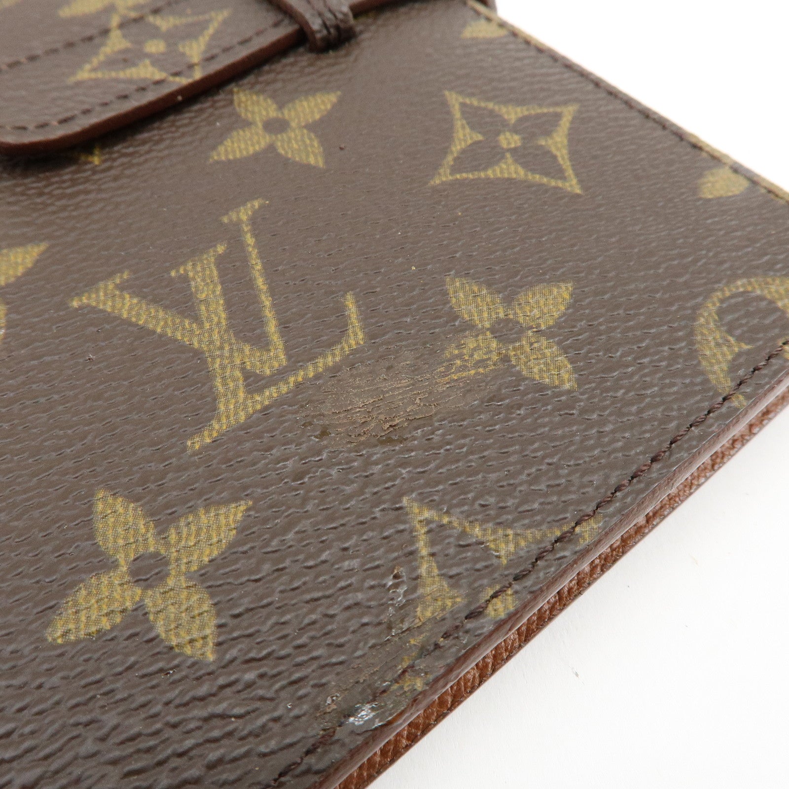 Louis Vuitton Monogram Pochette Photo Picture Holder Brown M58817