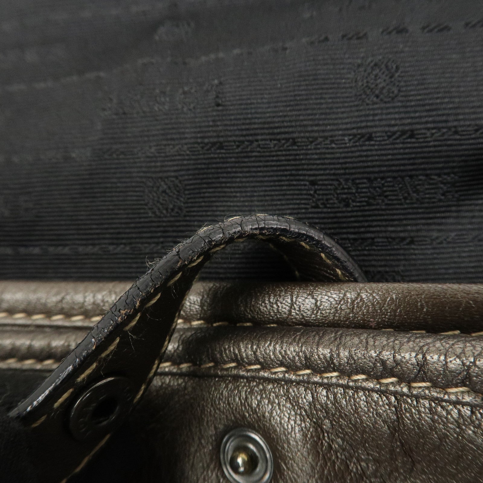 LOEWE Heritage Leather Shoulder Bag Crossbody Bag Bronze