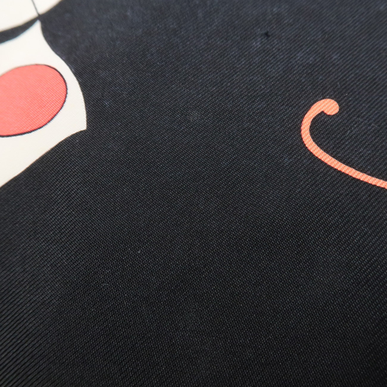 HERMES Carre 90 Silk 100% Scarf LES FOLIES DU CIEL Black Multicolor Used