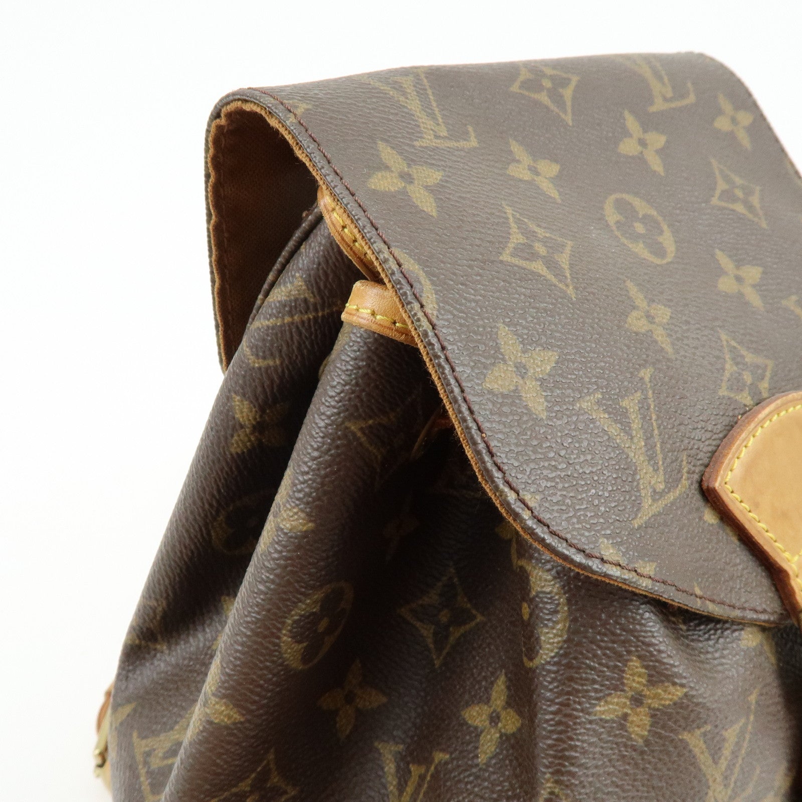 Louis Vuitton Monogram Montsouris MM Backpack Rucksack Brown M51136
