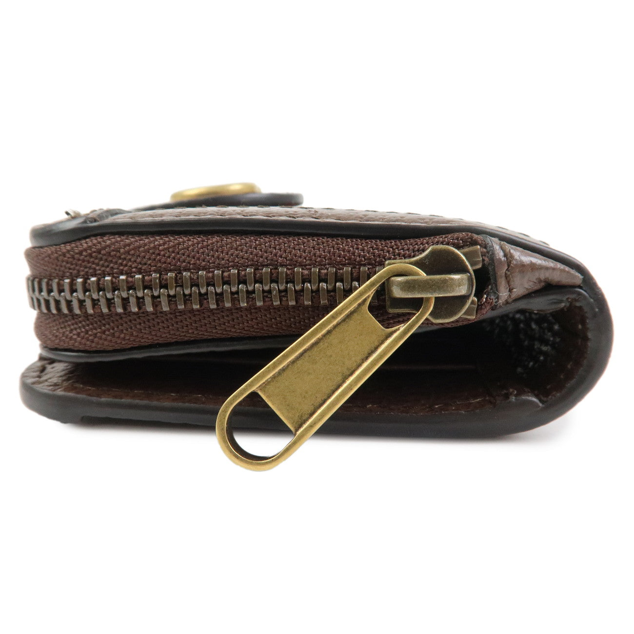 GUCCI Ophidia GG Supreme Leather Bi-fold Wallet Brown 699353