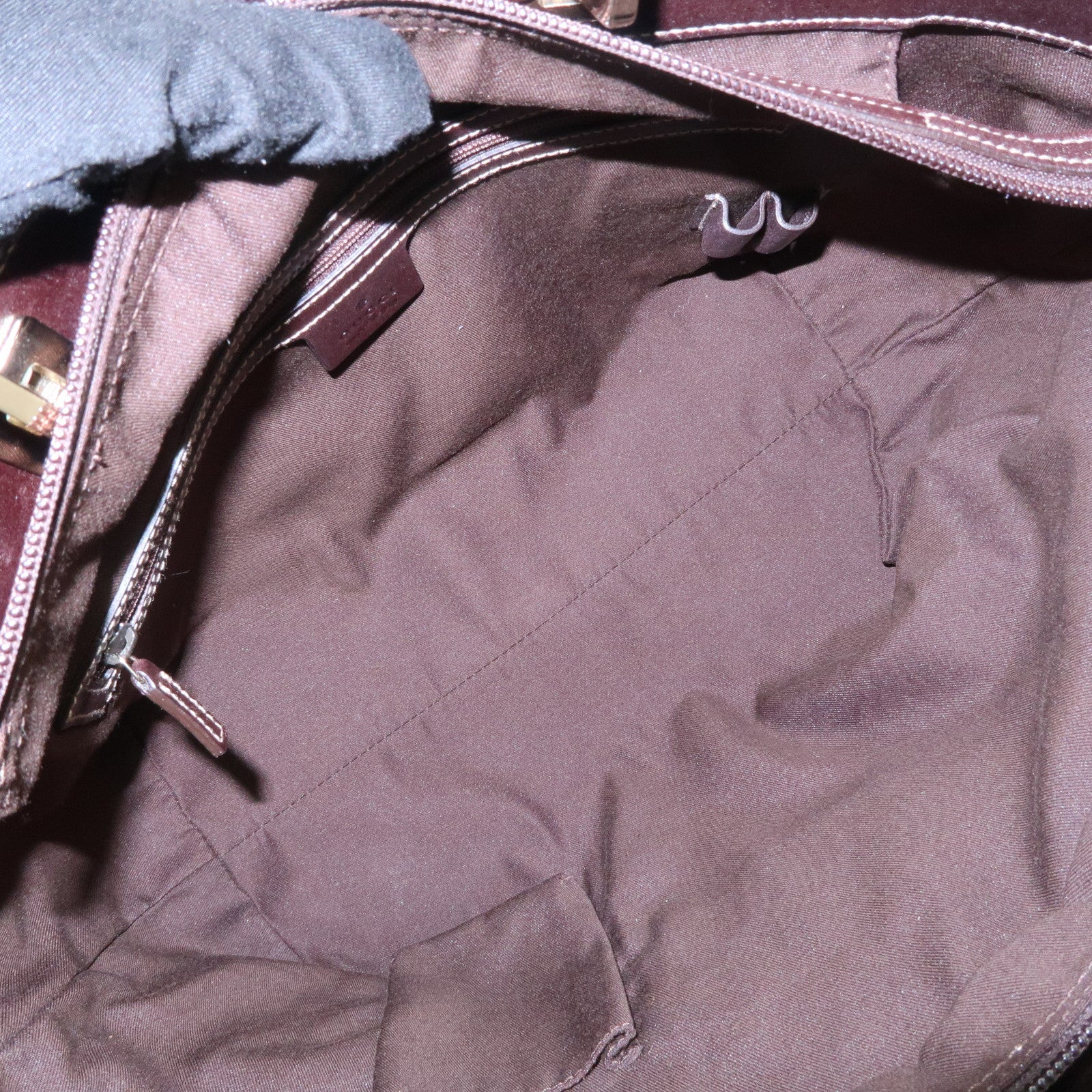 GUCCI GG Canvas Leather Tote Bag Hand Bag Brown Beige 145993