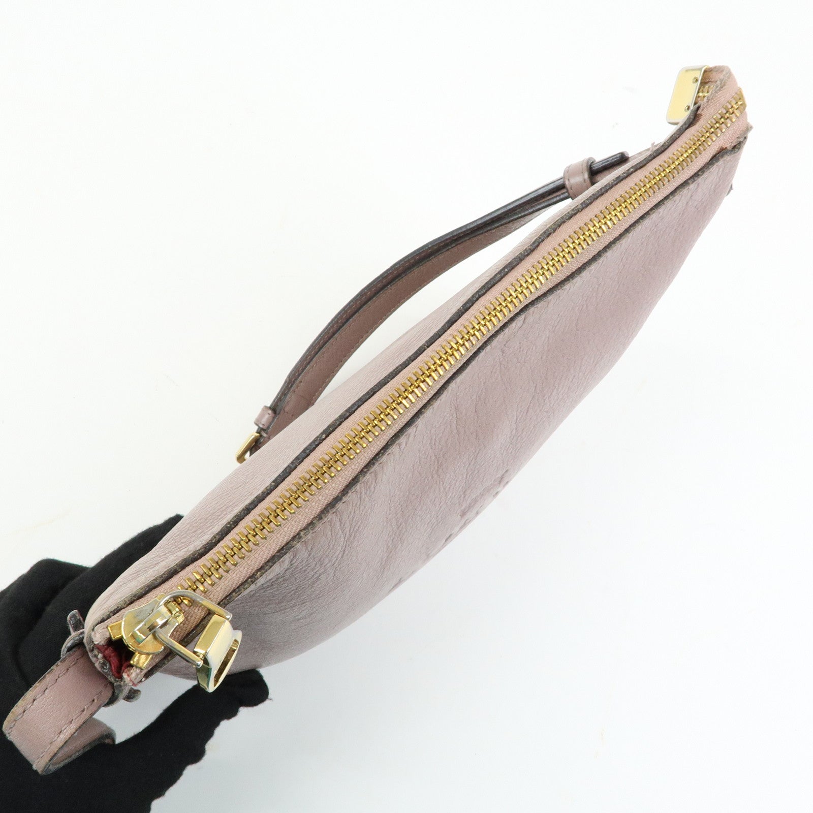 LOEWE Heritage Calf Leather Shoulder Bag Crossbody Bag Pink