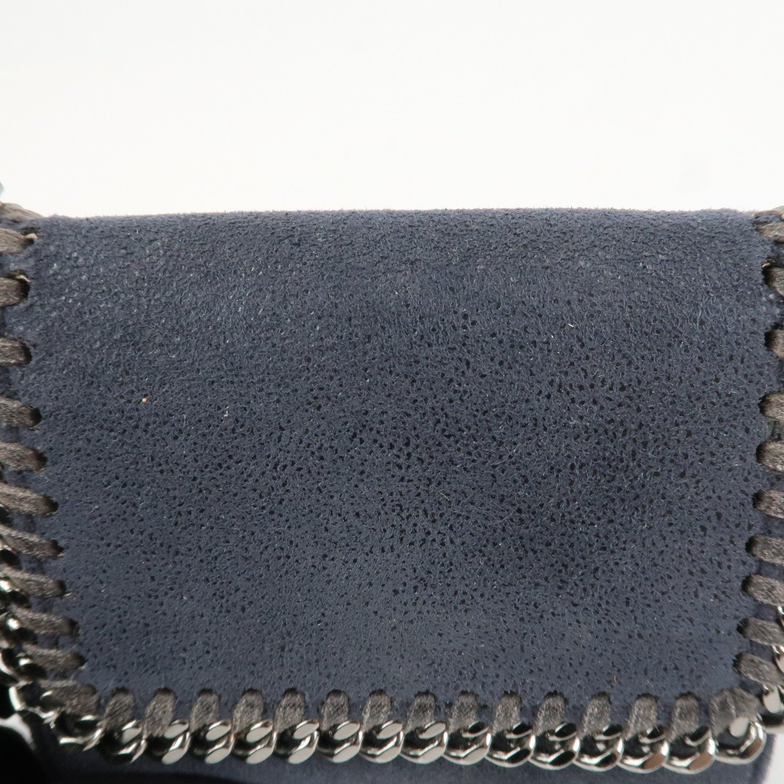 STELLA MCCARTNEY Falabella Polyester Small Flap Wallet Navy