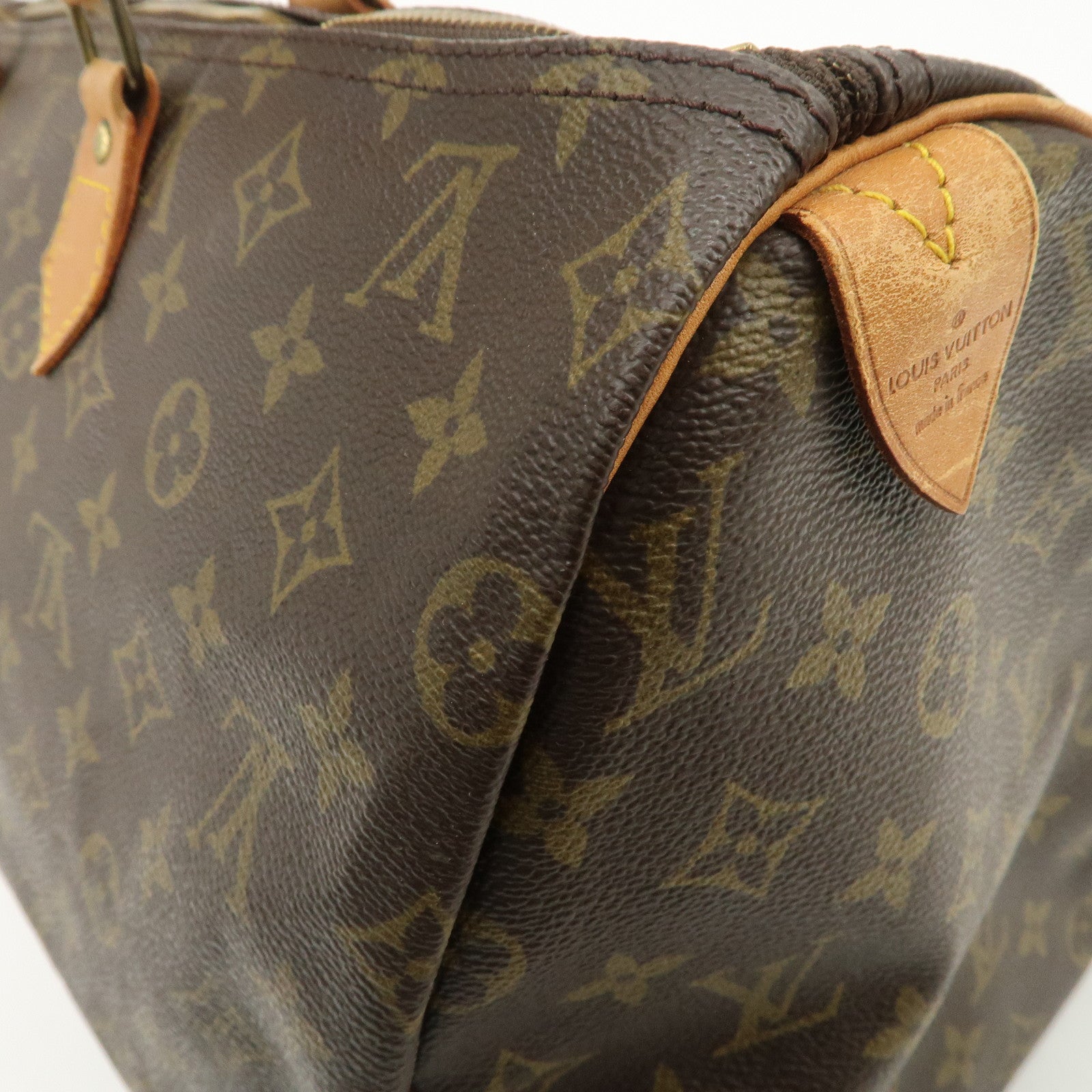 Louis Vuitton Monogram Speedy 40 Hand Bag Boston Bag M41522 Used
