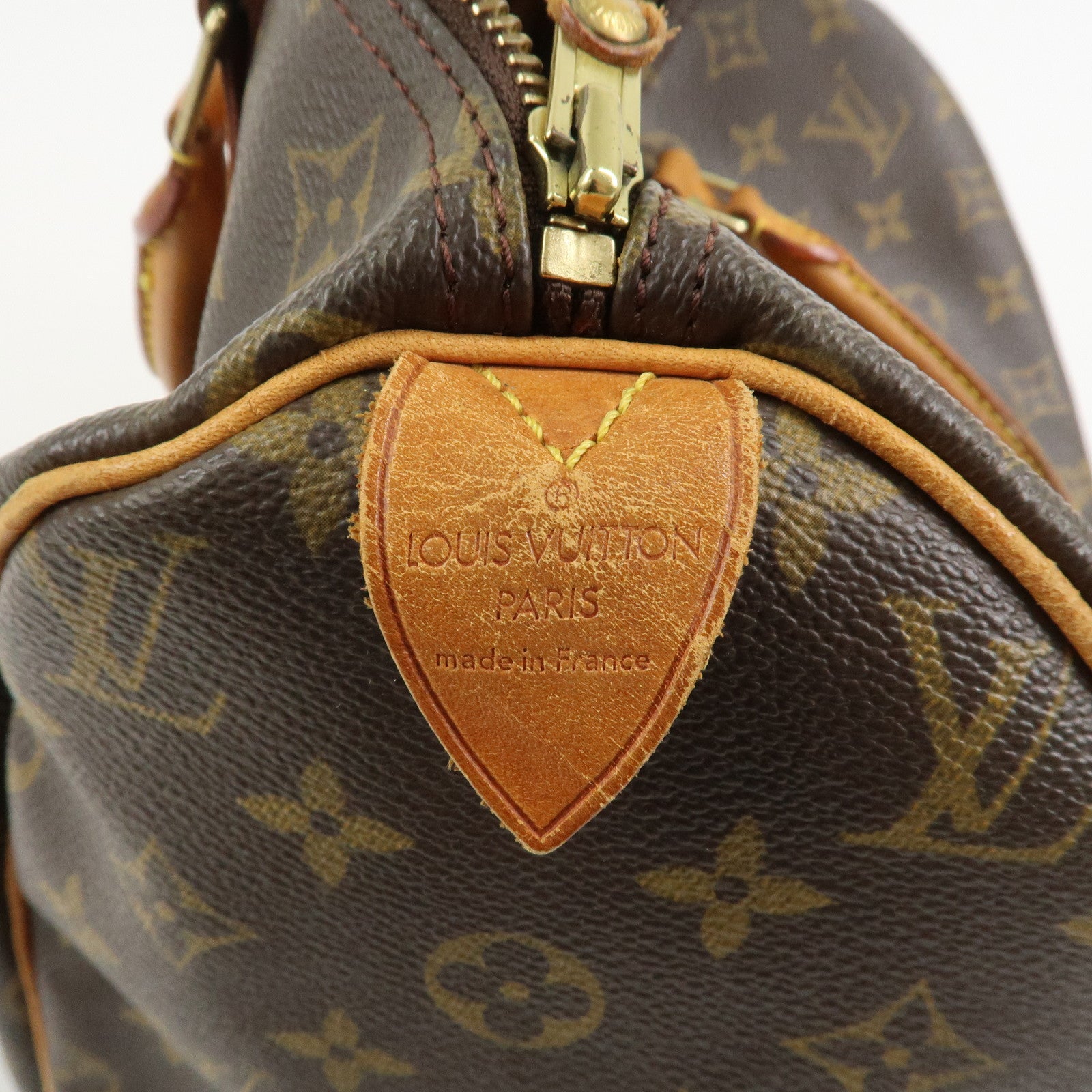 Louis Vuitton Monogram Speedy 30 Boston Bag Hand Bag Brown M41526