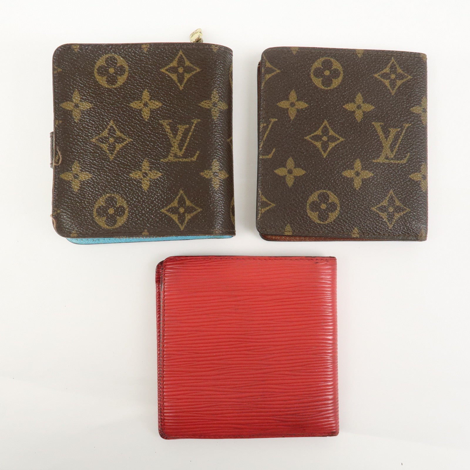 Louis Vuitton Monogram Epi Set of 3 Wallet M60036/M60883/M63547