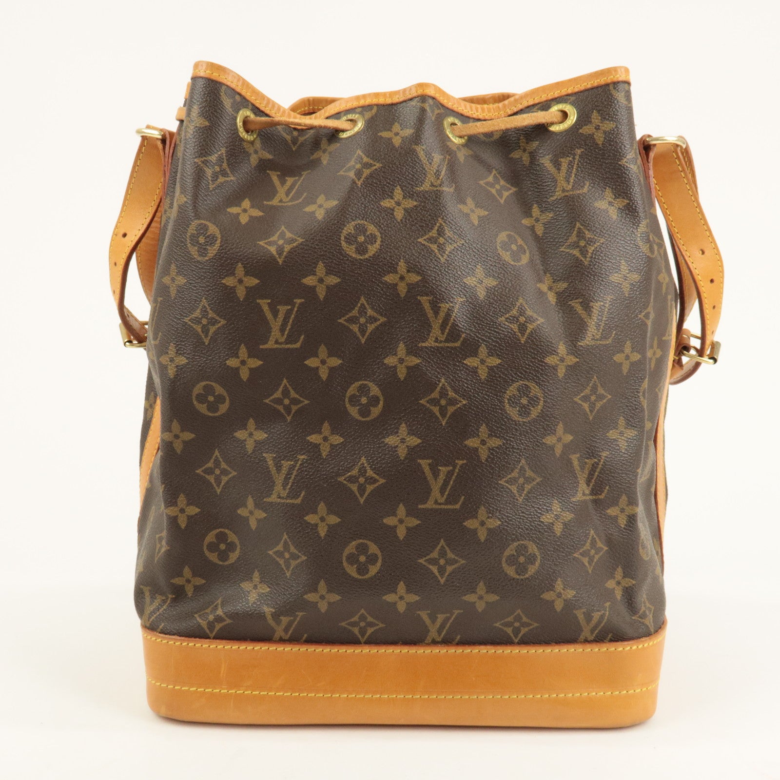 Louis Vuitton Monogram Noe Shoulder Bag Hand Bag Brown M42224 Used