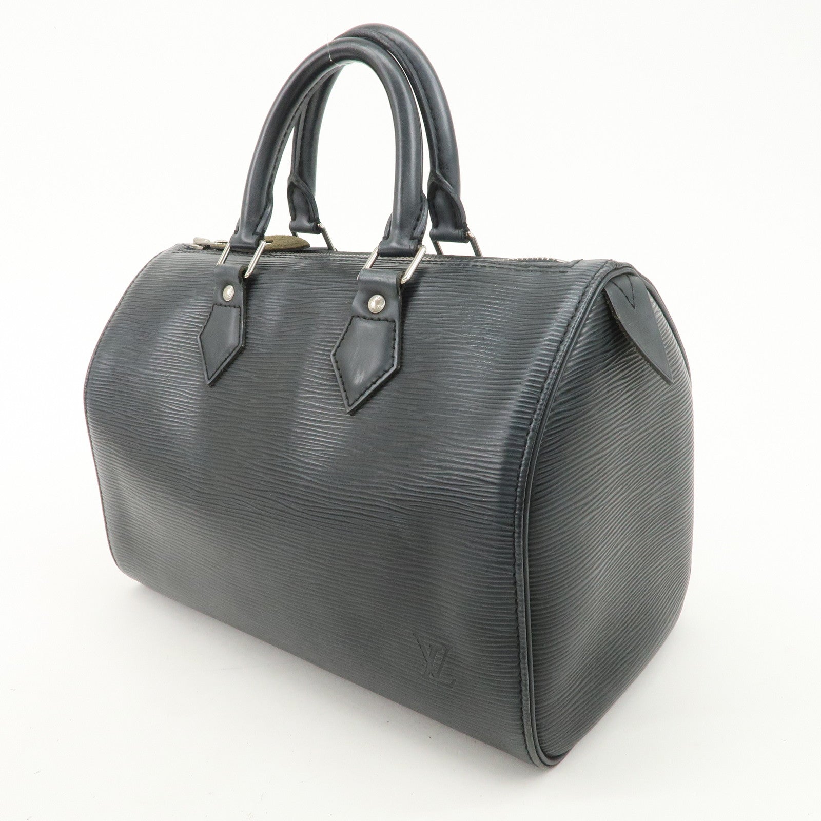Louis Vuitton Epi Leather Speedy 25 Hand Bag Boston Bag Noir M59032