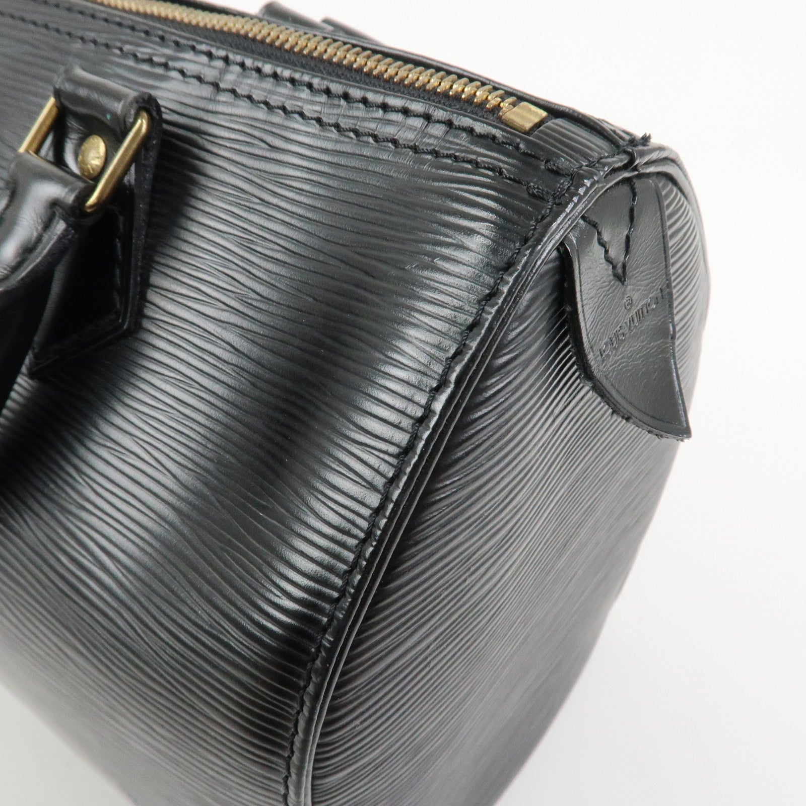 Louis Vuitton Epi Speedy 25 Boston Bag Hand Bag Noir Black M43012