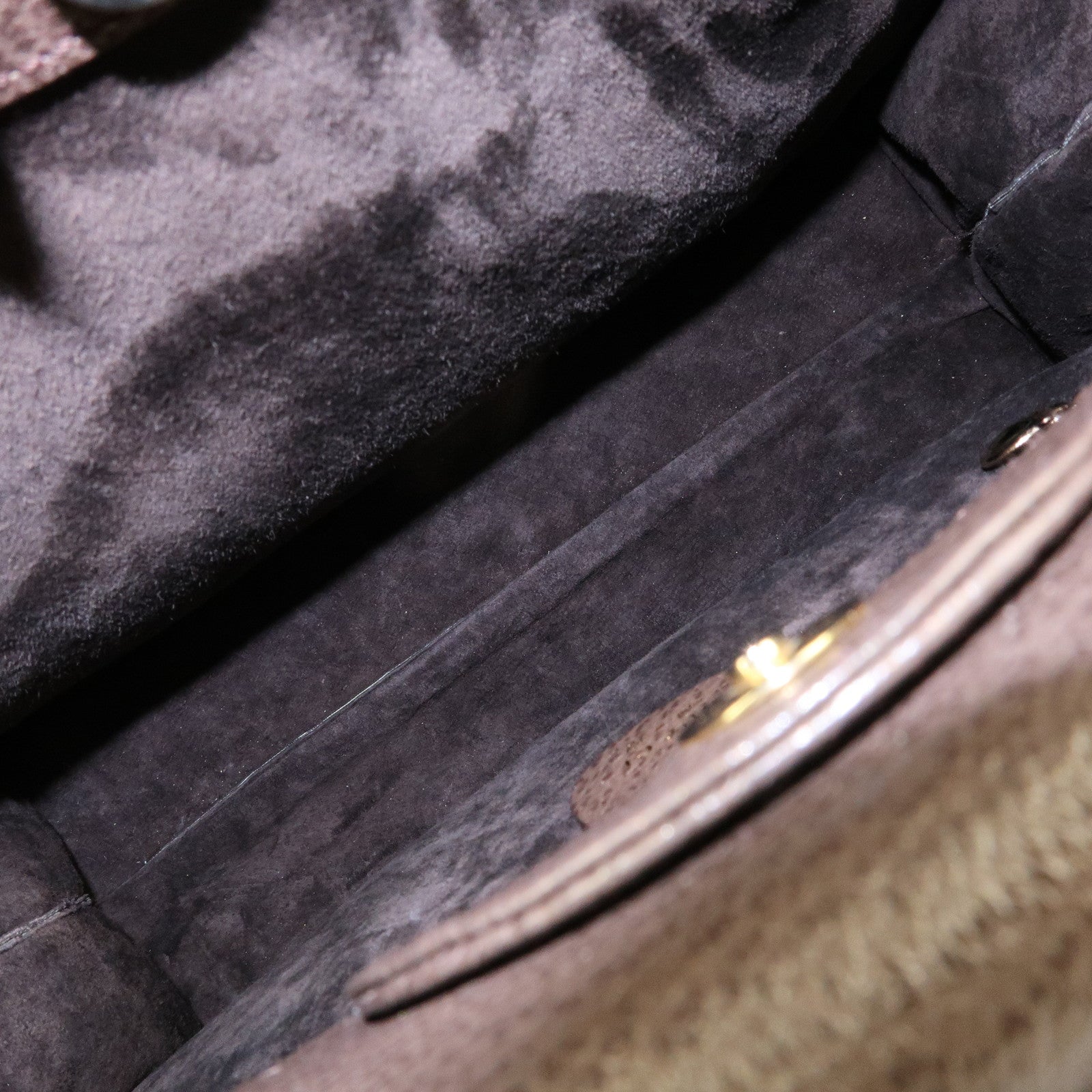 GUCCI Calf Leather Tote Bag Hand Bag Brown 002・1998・0260