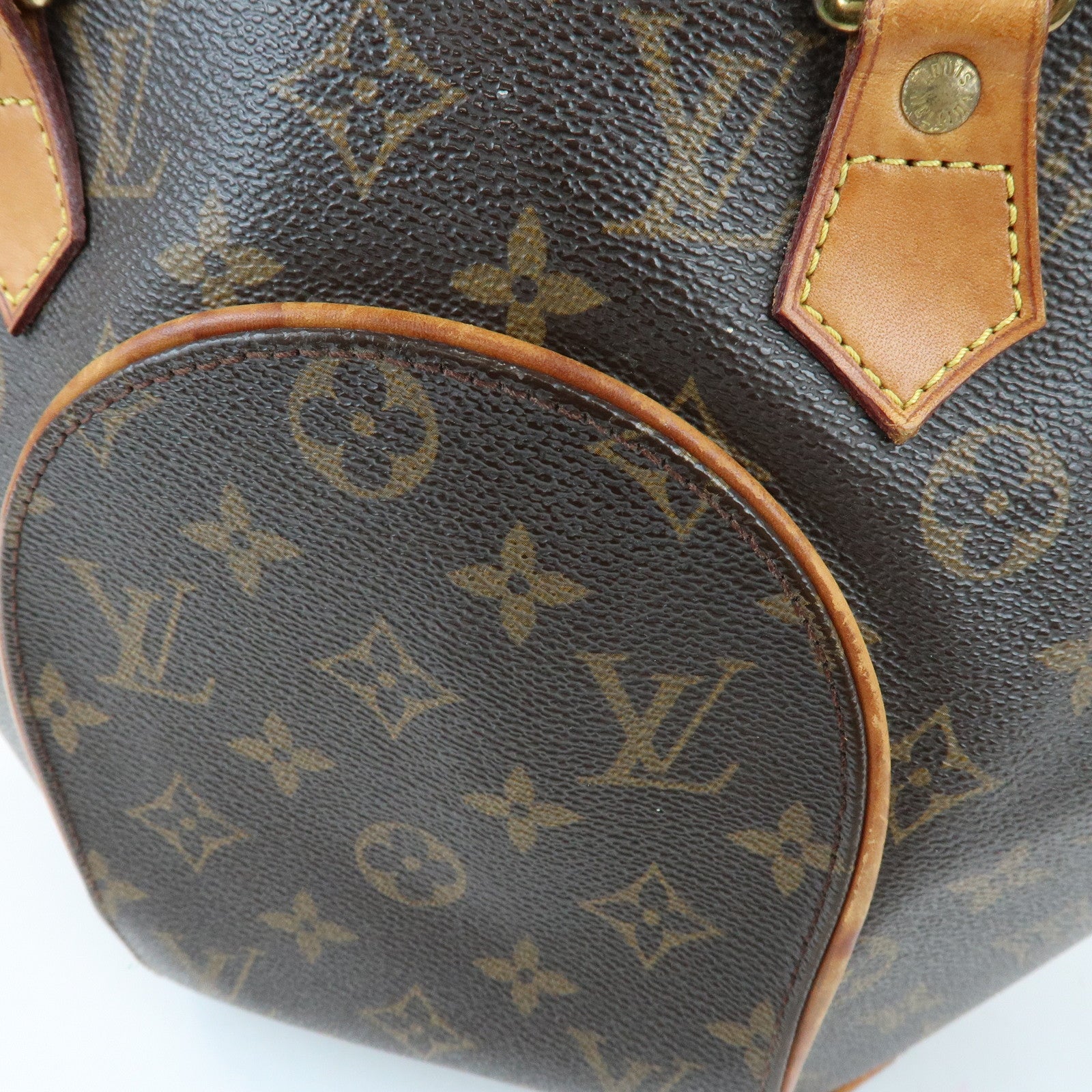 Louis Vuitton Monogram Ellipse PM Hand Bag Brown M51127