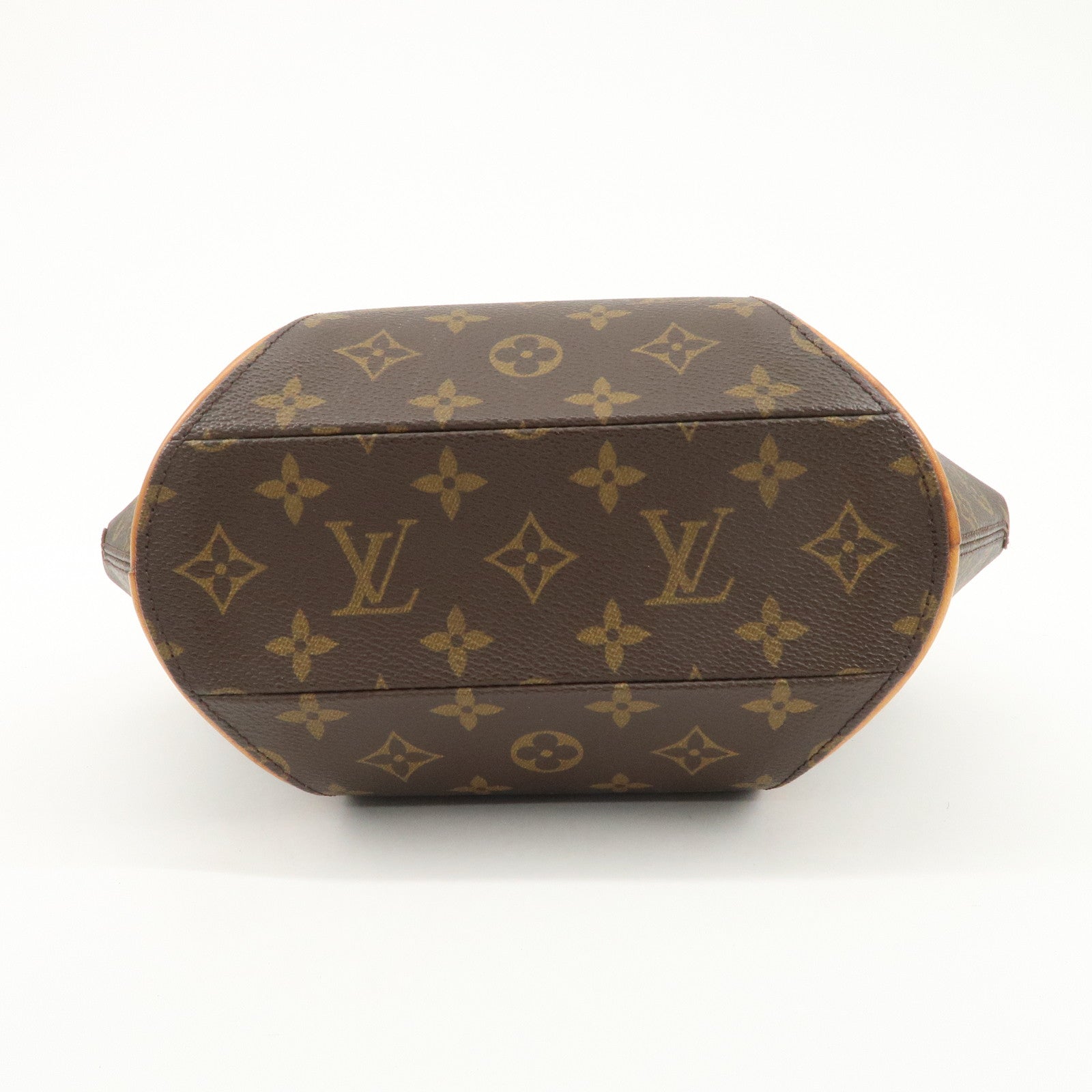 Louis Vuitton Monogram Ellipse PM Hand Bag Brown M51127 Used