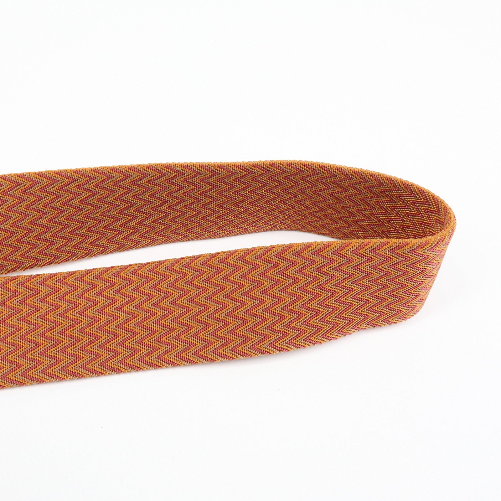 HERMES Sac de Pansage Canvas Shoulder Bag Crossbody Bag Orange