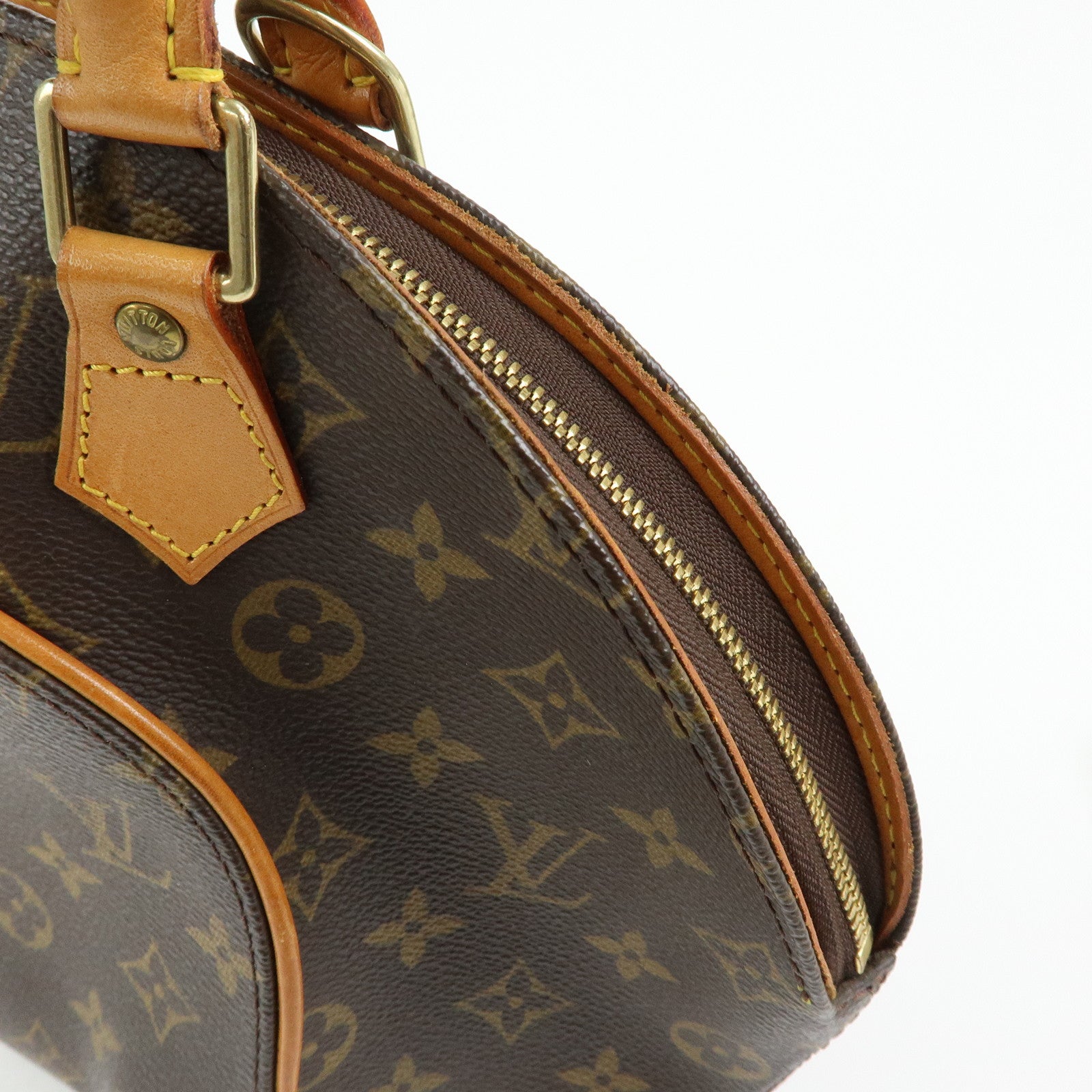 Louis Vuitton Monogram Ellipse PM Hand Bag Brown M51127