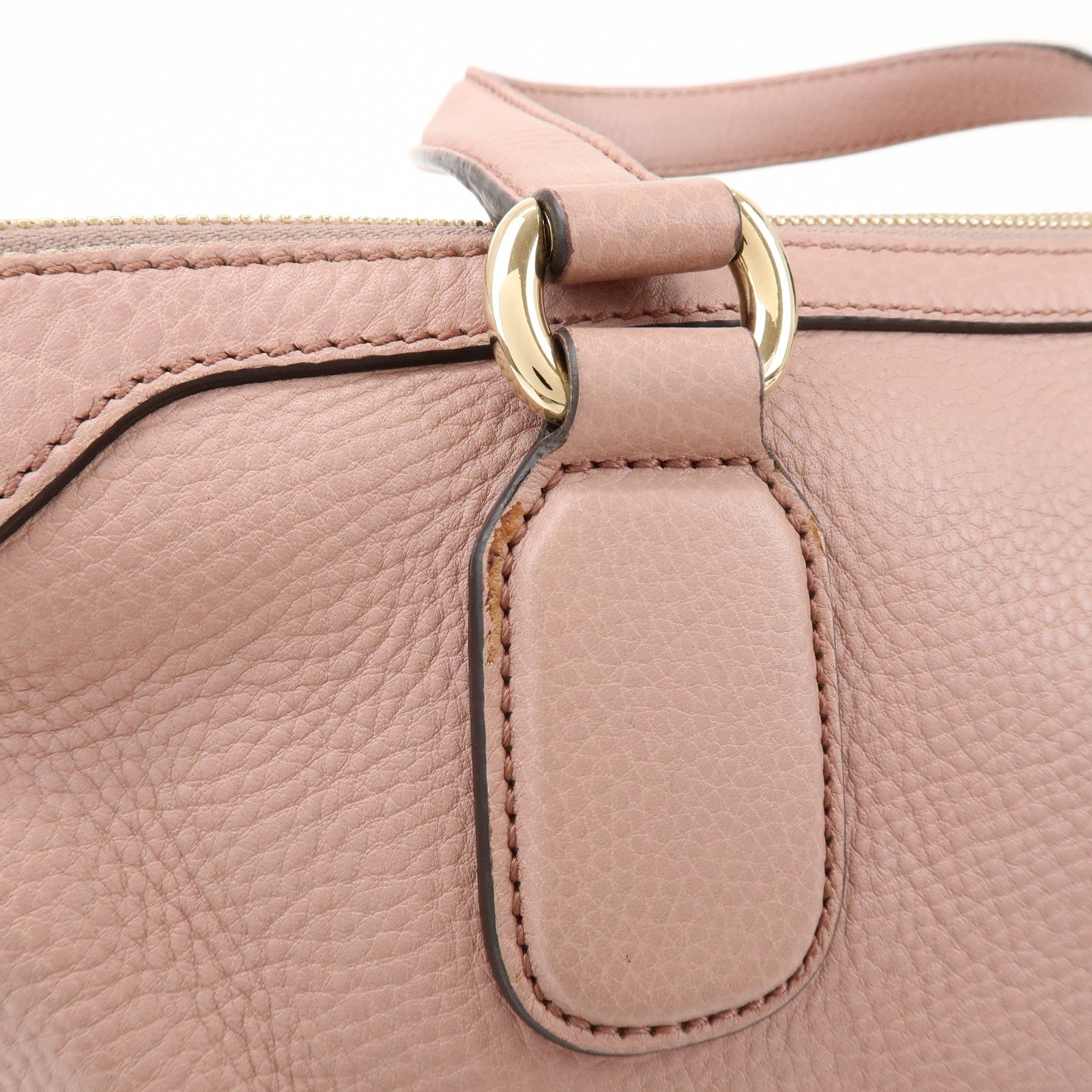 GUCCI SOHO Leather 2Way Bag Hand Bag Shoulder Bag Pink 308362