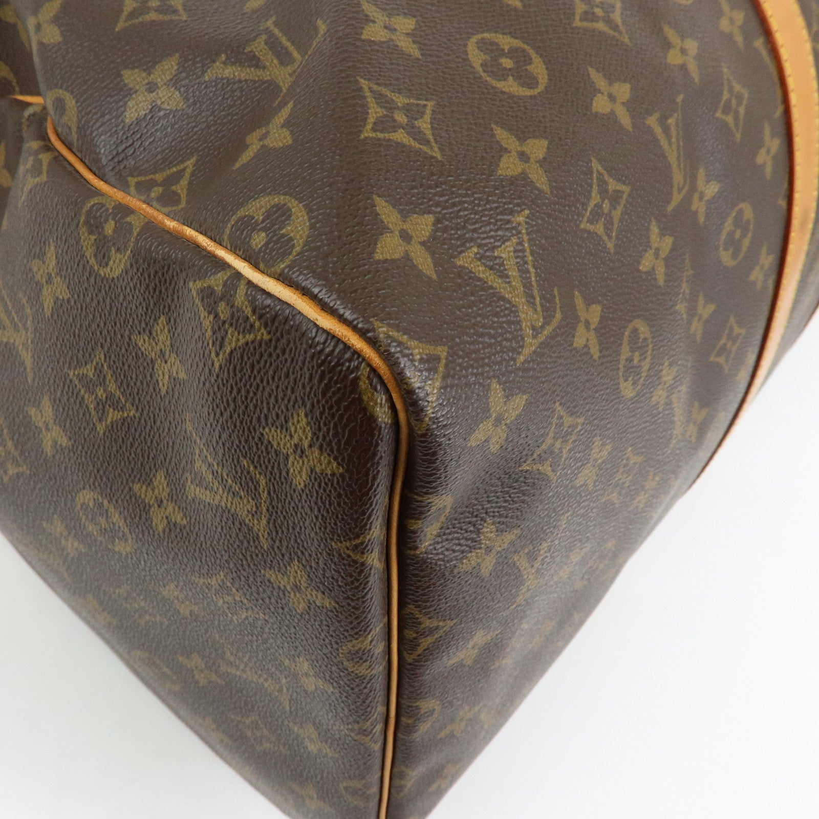 Louis Vuitton Monogram Keep All 55 Boston Bag Brown M41424