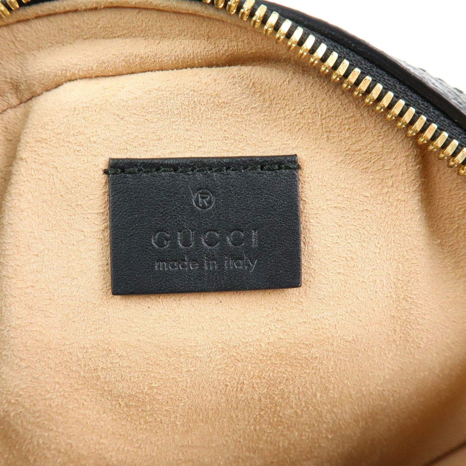 GUCCI Ophidia Sherry Double G Round Mini Chain Shoulder Bag 550618