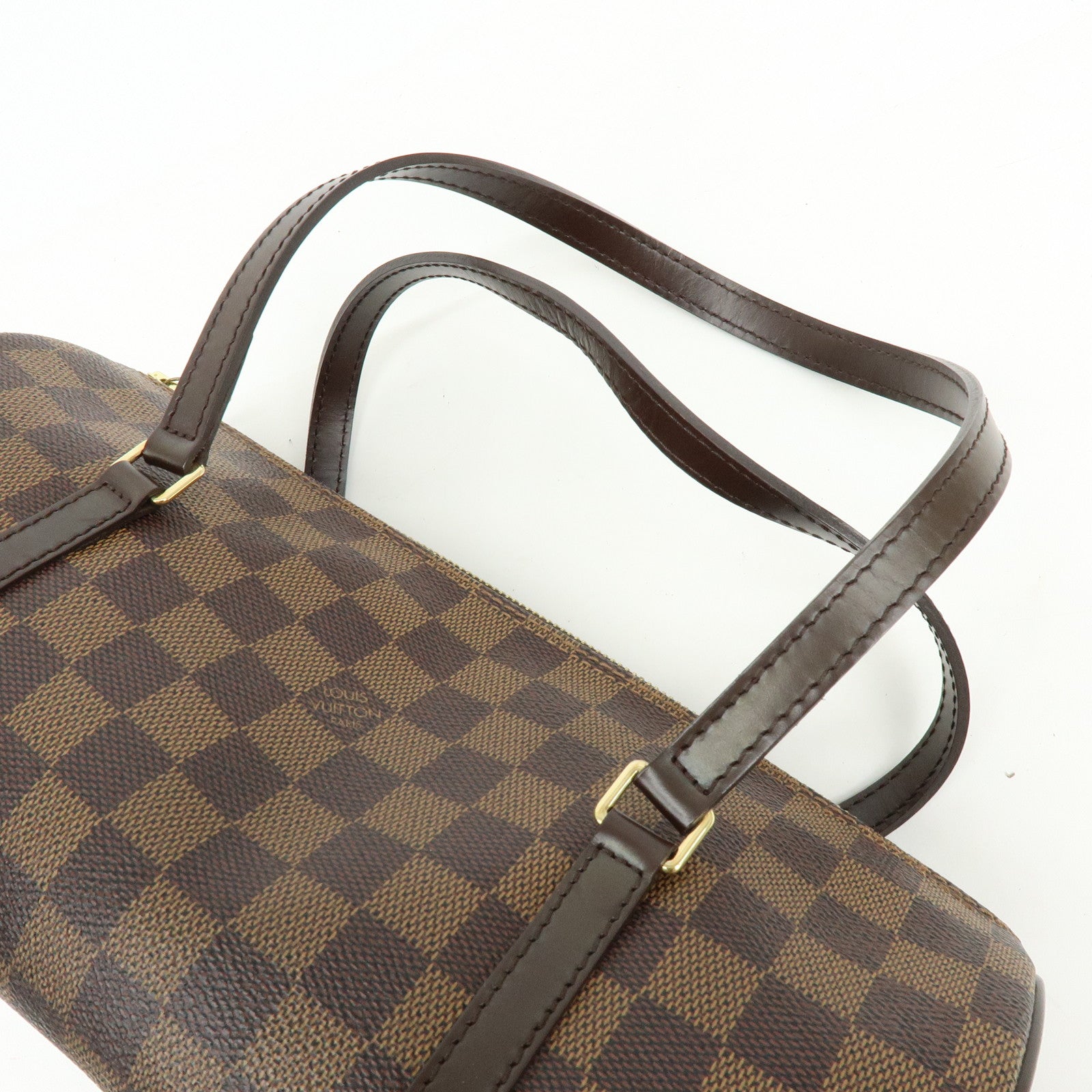 Louis Vuitton Damier Ebene Papillon 30 Hand Bag Brown N51303