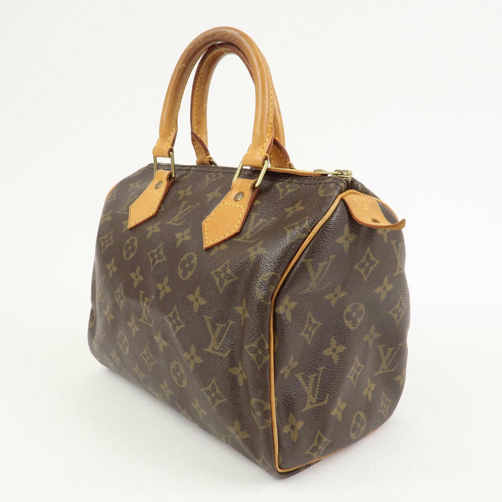 Louis Vuitton Monogram Speedy 25 Boston Bag Hand Bag Brown M41528